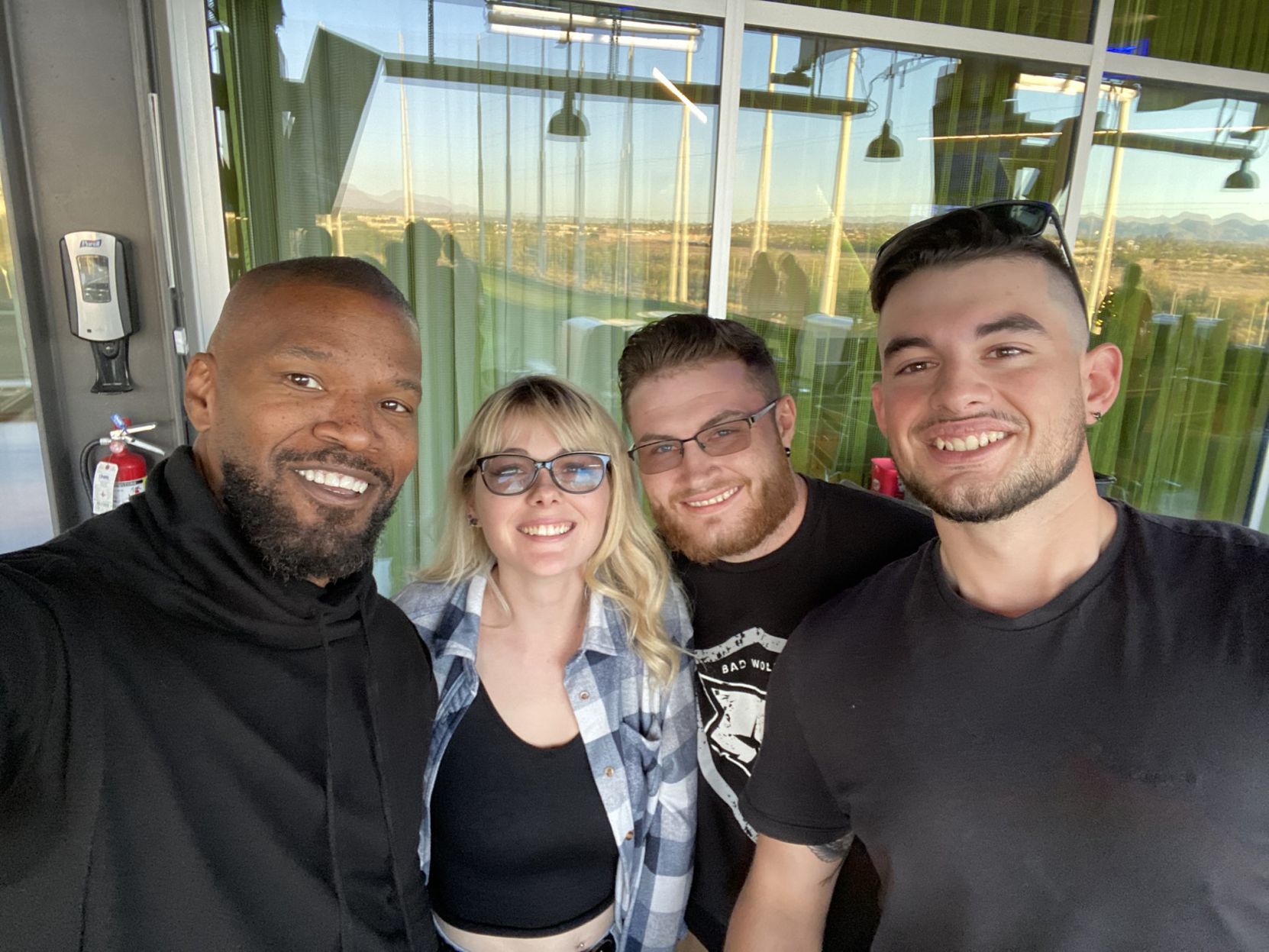 Jamie Foxx at TopGolf